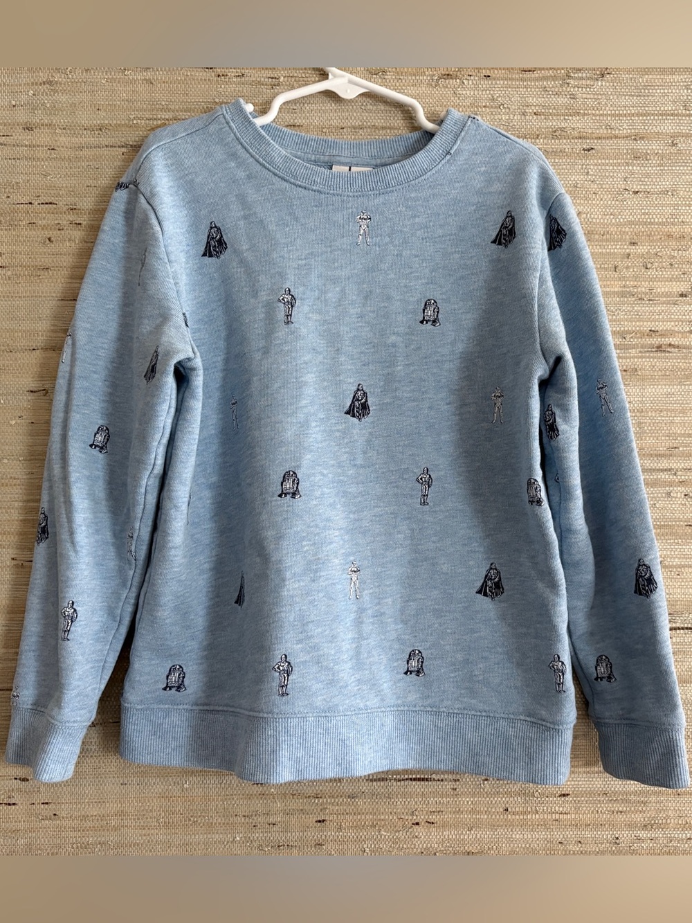 Janie and Jack Light Blue Star Wars Sweatshirt
